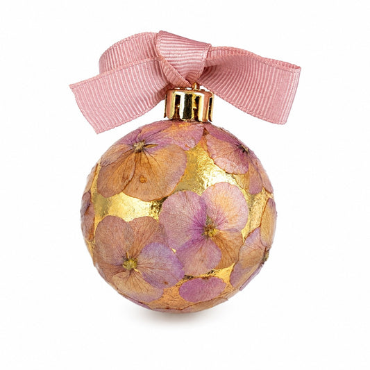 Decoupage med hortensia blomster